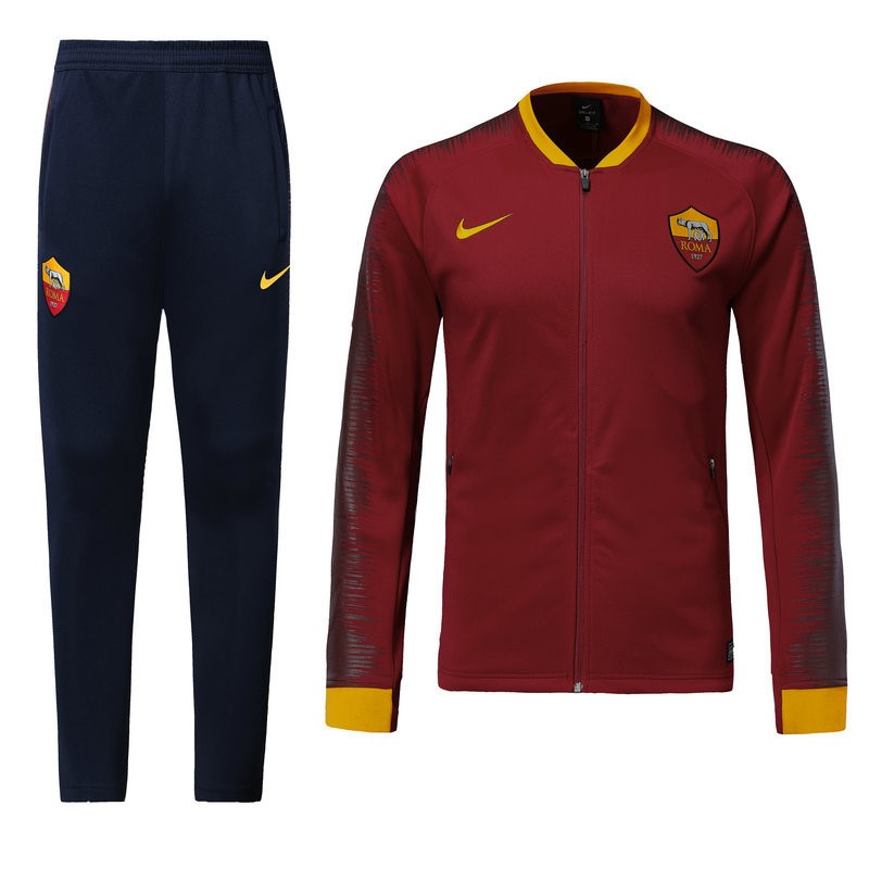 Chandal AS Roma 2018-19 Rojo Marino